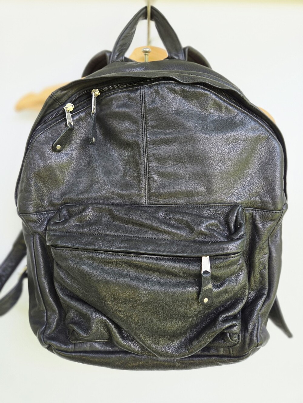 Canyon Outback Backpack Leather Black